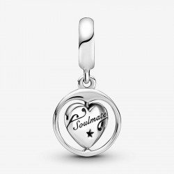 Pandora Spinning Forever & Always Soulmate Dangle Charm 799266c01 - 54593