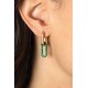 ZINZI ovale oorbedels in trendy malachiet groen ZICH2455G (zonder oorringen) - 54695