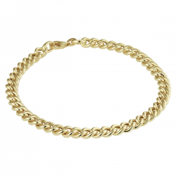 Gouden gourmette 5,2 mm Armband 19cm - 54924