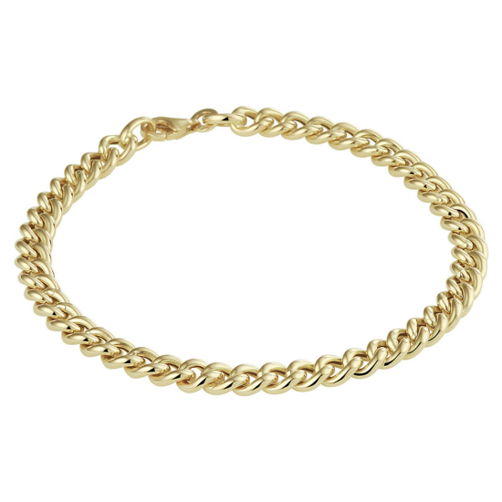 Gouden gourmette 5,2 mm Armband 19cm - 54924