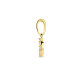 Gouden hanger rondje zirkonia - 54972