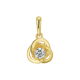 Gouden hanger zirkonia - 54974