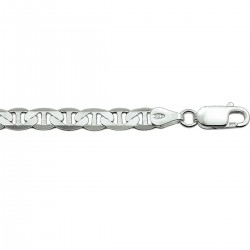 Zilveren armband anker plat 5,5 mm - 54978