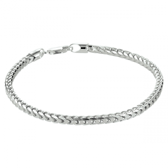 Zilveren armband gourmette 3,0 mm 21cm - 54980