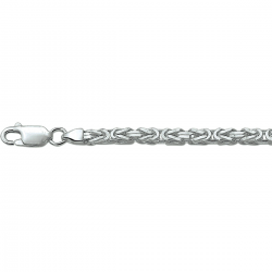 Zilveren Collier konings 3,0 mm - 54984