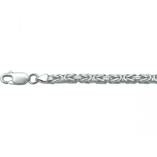 Zilveren Collier konings 3,0 mm - 54984