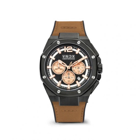 VNDX horloge  Wise Man Silicon Bruin - 55048