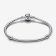 Pandora Moments Rose in Bloom-armband met slangenketting - 55075