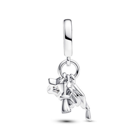 Pandora 2024 graduation sterling silver dangle with clear cubic zirconia 793240C01 - 55092