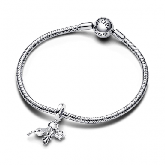 Pandora 2024 graduation sterling silver dangle with clear cubic zirconia 793240C01 - 55092