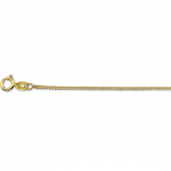 Gouden armband gourmette 4-zijdes geslepen 1,2 mm - 55097