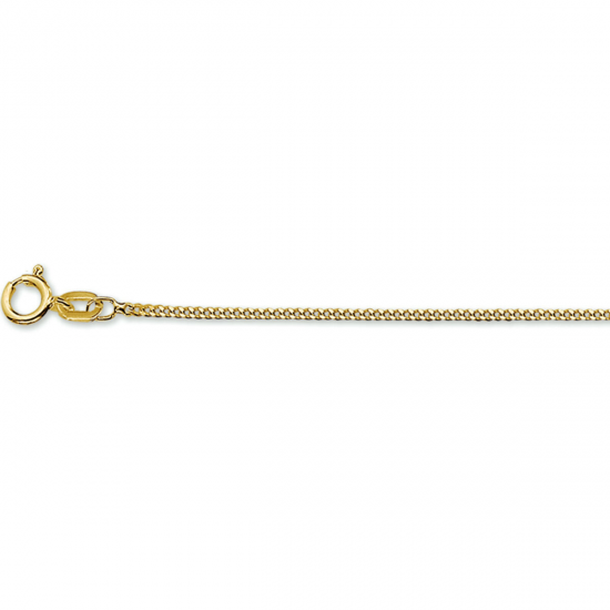 Gouden armband gourmette 4-zijdes geslepen 1,2 mm - 55097