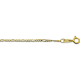 Gouden armband figaro 1,6 mm 18 cm - 55102