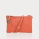 LOULOU Crossbody Clutch Camille in Abricot leer - 55141