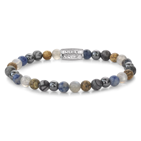 Rebel & Rose Sunny Days Man Armband Kralen Mix 6mm - 55152