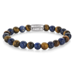 Rebel & Rose Mix Tiger Lapis Man Armband Kralen Mix 8mm - 55156