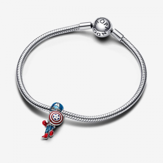 Pandora Marvel The Avengers Captain America Bedel 793129C01 - 55185