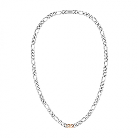 Hugo Boss BOSS Rian Zilverkleurige Collier HBJ1580586 - 55209