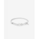 Buddha to Buddha Chain XS Koord Armband Zilver Grijs 135GR - 55289