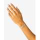 Buddha to Buddha Chain XS Koord Armband Zilver Grijs 135GR - 55289