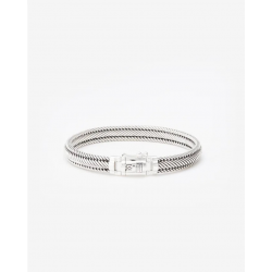 Buddha to Buddha  Edwin Mini Armband Zilver J263 MAAT 17cm - 55294