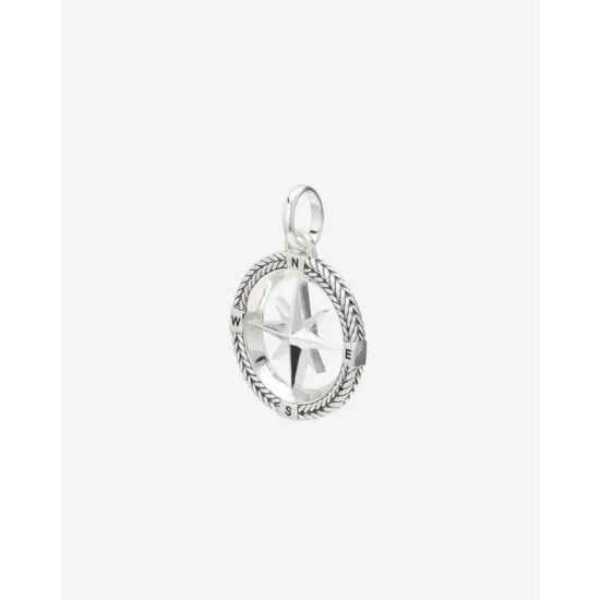 Buddha to Buddha Barbara Kompas Hanger Zilver - 55296
