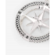 Buddha to Buddha Barbara Kompas Hanger Zilver - 55296