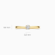 Blush Lab Grown Diamonds Ring - LG1000Y-54 maat 17 - 55327