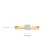 Blush Lab Grown Diamonds Ring - LG1002Y-54 maat 17 - 55328