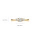 Blush Lab Grown Diamonds Ring - LG1008Y-54 maat 17 - 55329