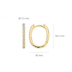Blush Lab Grown Diamonds oorbellen 14krt Geelgoud - LG7007Y - 55335