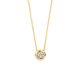 Blush Collier Lab Diamonds 0,15 ct in gladomzetting 14k goud LG3006Y - 55338