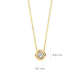 Blush Collier Lab Diamonds 0,15 ct in gladomzetting 14k goud LG3006Y - 55338