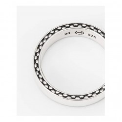 GEORGE SMALL GLADDE RING ZILVER 343 maat 20 - 55341