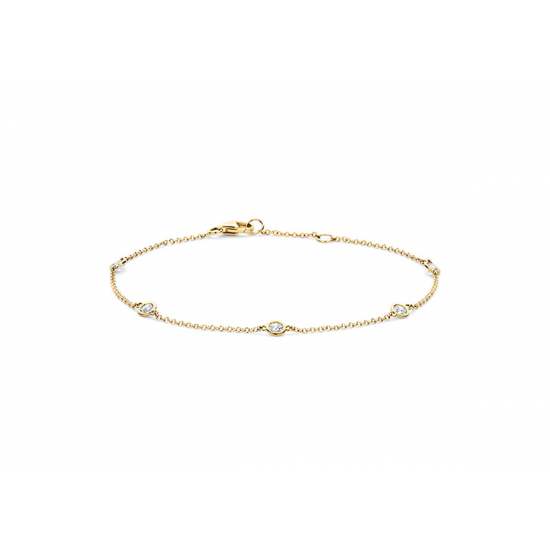 Blush armband 14krt geelgoud met zirkonia 2237YZI - 55352