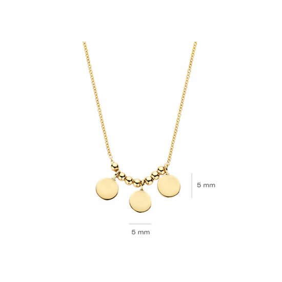 Blush collier 14krt geelgoud 3170YGO - 55356