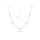 Blush collier 14krt geelgoud 3172YZI 42CM - 55358