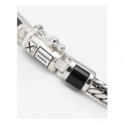 Buddha to Buddha BEN MINI (EDEL)STEEN ARMBAND ZILVER ONYX J101ONC+ - 55390