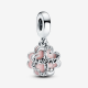 pandora Four-leaf Clover Friendship Dubbele Hangende Bedel 792245c01 - 55408