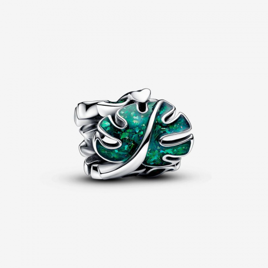 Pandora Groene Monstera Bladeren Bedel 793332C01 - 55423