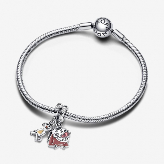 Pandora Disney The Lion King Simba, Pumbaa & Timon Deelbare Hangende Bedel 793357C01 - 55426