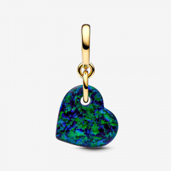 Pandora Opalescent Groen Hart Hangende Bedel 763348C01 - 55433