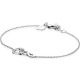 ZINZI zilveren armband met Infinity teken verbonden met een open hart, bezet met witte zirconia's 17-19cm ZIA2596 - 55452