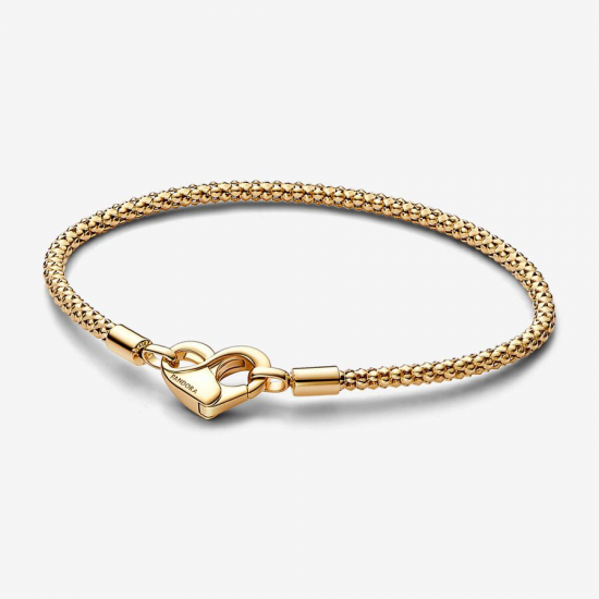 Pandora Moments Studded Chain Armbanden Goudkleur MAAT 19 - 55468