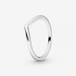 PANDORA Gepolijste wishbone-ring maat 17,5 (56) - 55470
