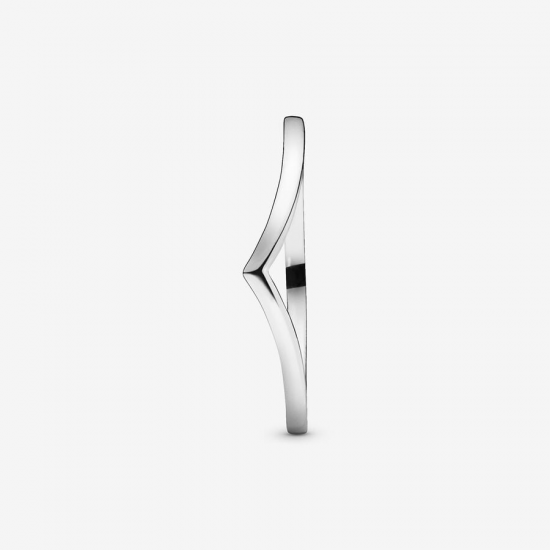 PANDORA Gepolijste wishbone-ring maat 17,5 (56) - 55470