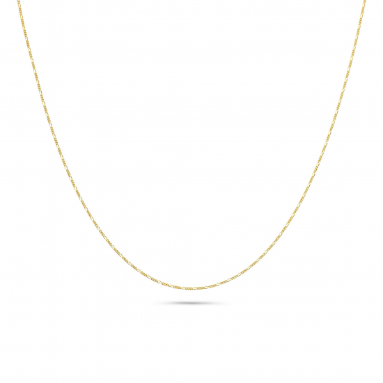 Rosa Di Luca zilver verguld figaro collier.  MAAT 45cm - 55487