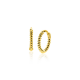 ZINZI Gold 14 krt gouden oorringen (10mm) - 55507