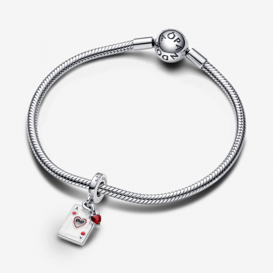 Pandora Disney Schurken Hartenkoningin Dubbele Hangende Bedel 793420C01 - 55545