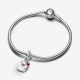 Pandora Disney Schurken Hartenkoningin Dubbele Hangende Bedel 793420C01 - 55545